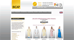 Desktop Screenshot of bicap.de